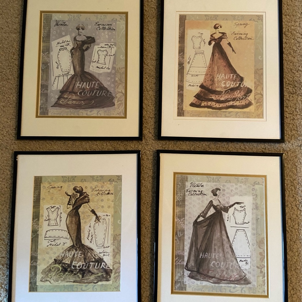 Haute couture prints